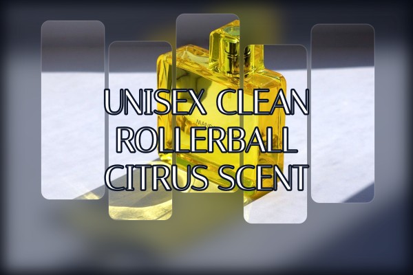unisex clean rollerball citrus scent