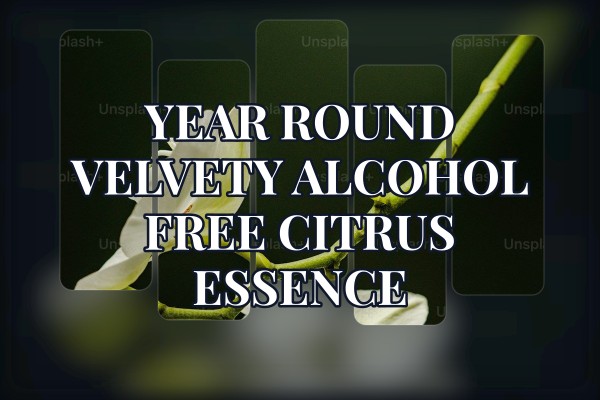 year-round velvety alcohol free citrus essence